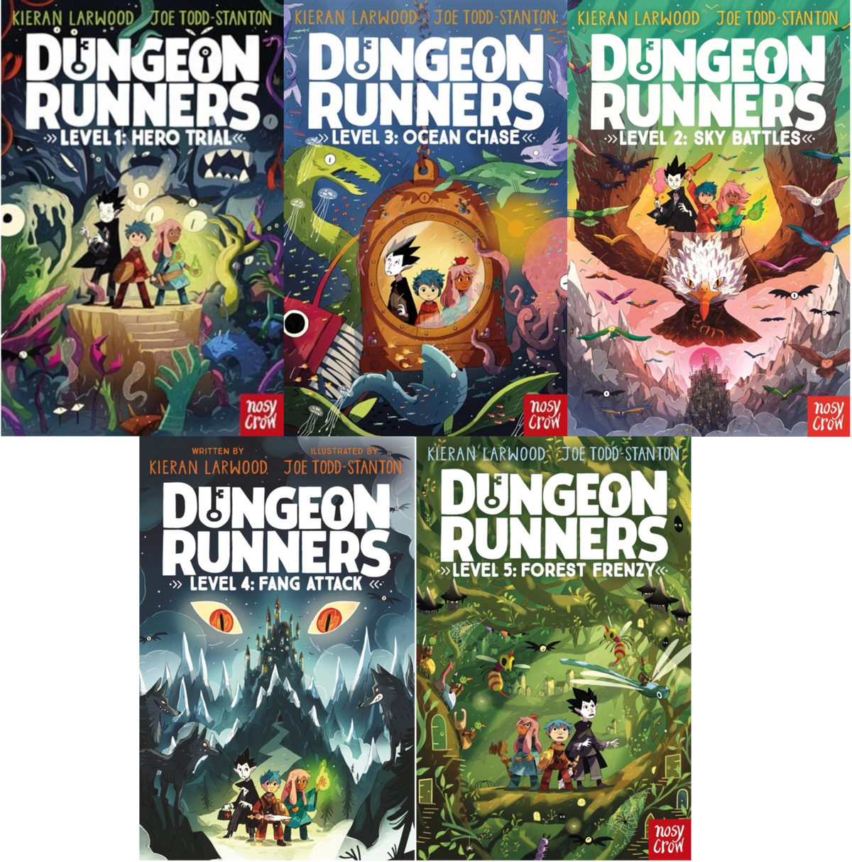 Dungeon Runners 5 Book Bundle - Kieran Larwood