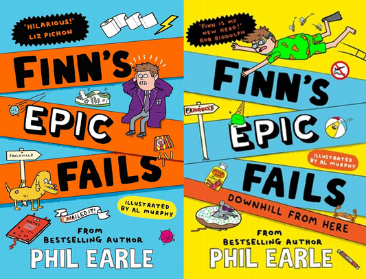 Finn's Epic Fails book bundle - Phil Earle